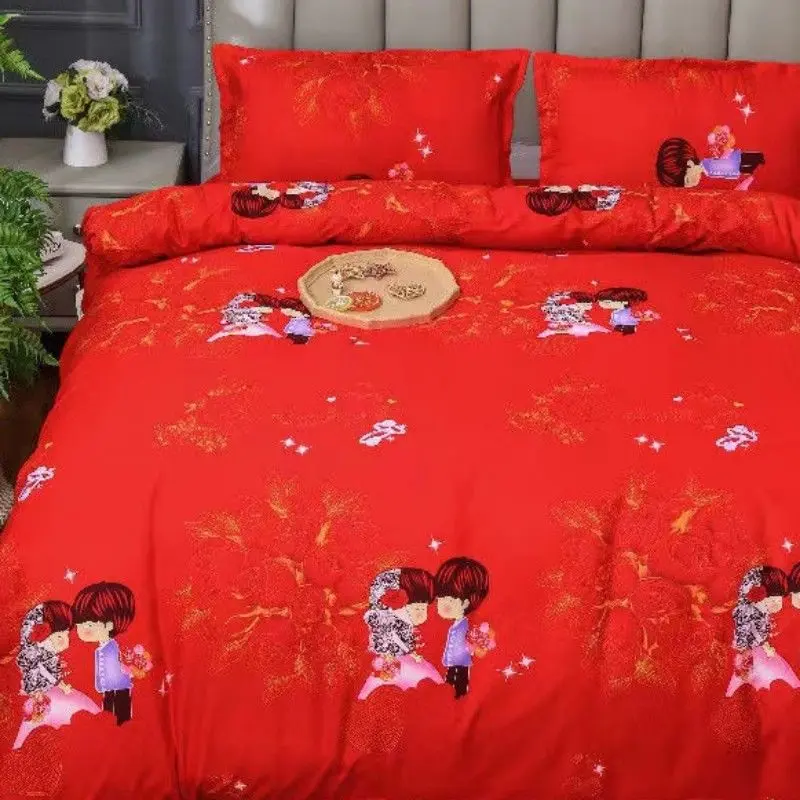 Vỏ Chăn Một Mảnh, Chất Liệu Thân Thiện Với Làn Da 100%, Vỏ Chăn Chải, Vỏ Chăn Đôi, Vỏ Chăn Ký Túc Xá Sinh Viên Đơn, Bộ Đồ Giường 5