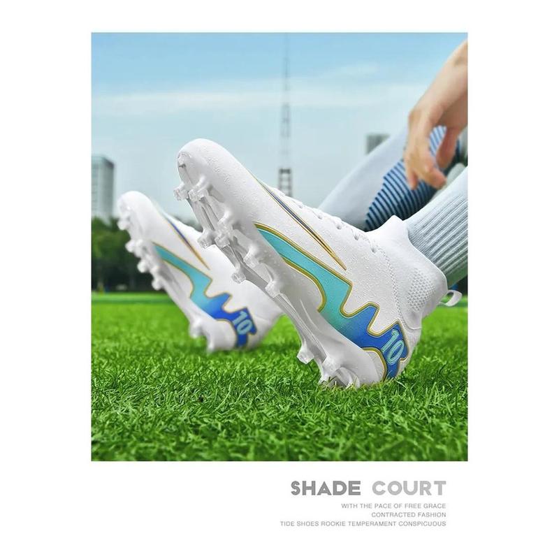 Product Introduction of Ready Stock AG Spike Football Boots 4 Colors High-Top Football Boots Spike Football Boots Anti-Slip Comfortable Grass Training Shoes Futsal Football Boots Adult Outdoor Grass Casual Shoes Anti-Slip Wear-Resist 48