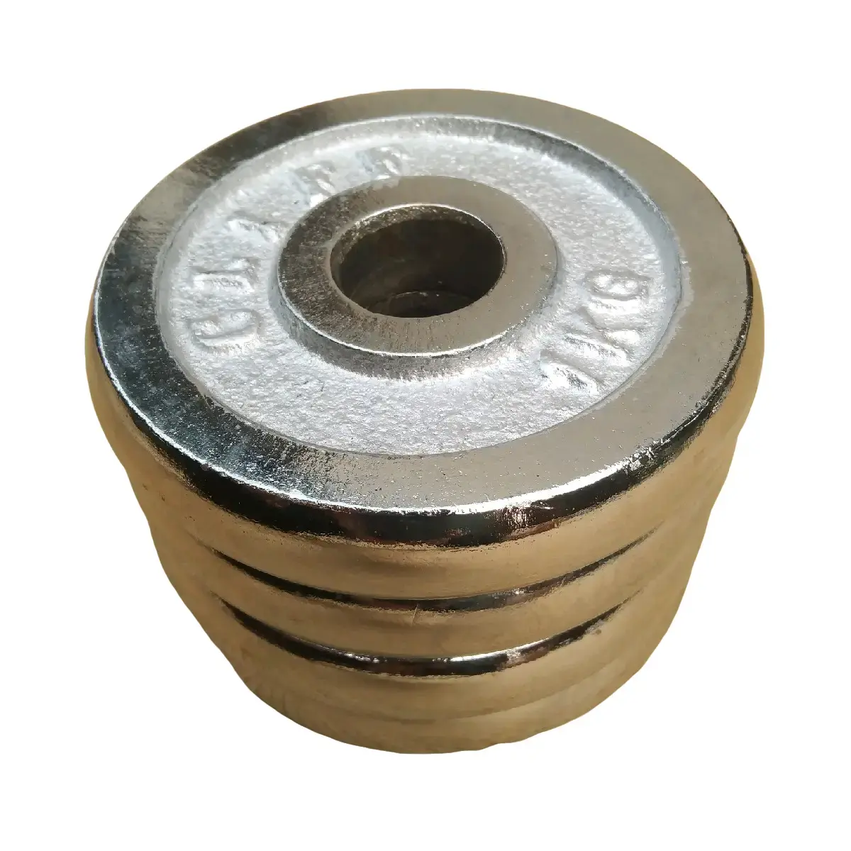 Bộ tạ 4 viên Tạ bánh CLIFF 1kg thép mạ inox lỗ nhỏ