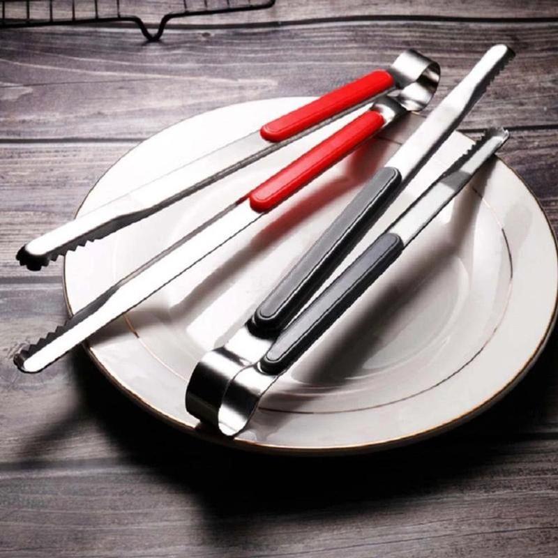 Kẹp Gắp Thức Ăn Kẹp Bánh Gắp Đồ Nướng Nhúng Lẩu Bằng Thép Không Gỉ Nhỏ Gọn Tiện Lợi (SHOP GIAO MÀU NGẪU NHIÊN)