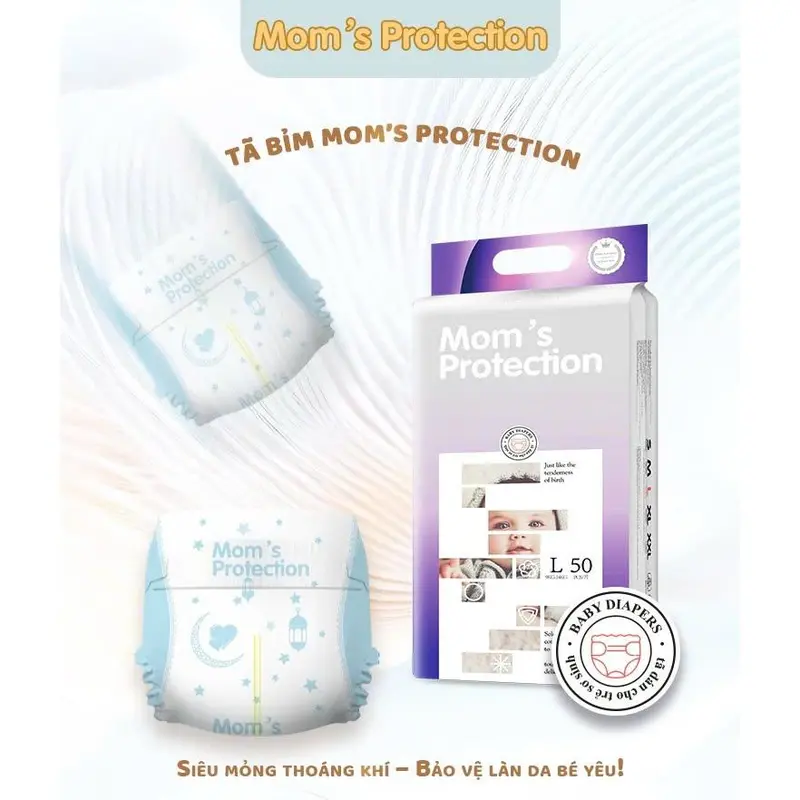 [GIÁ TỐT] Tã Bỉm Dán/Quần Mom's Protection cho trẻ em từ 0-3 tuổi, đa dạng kích cỡ - Hàng chính hãng 1