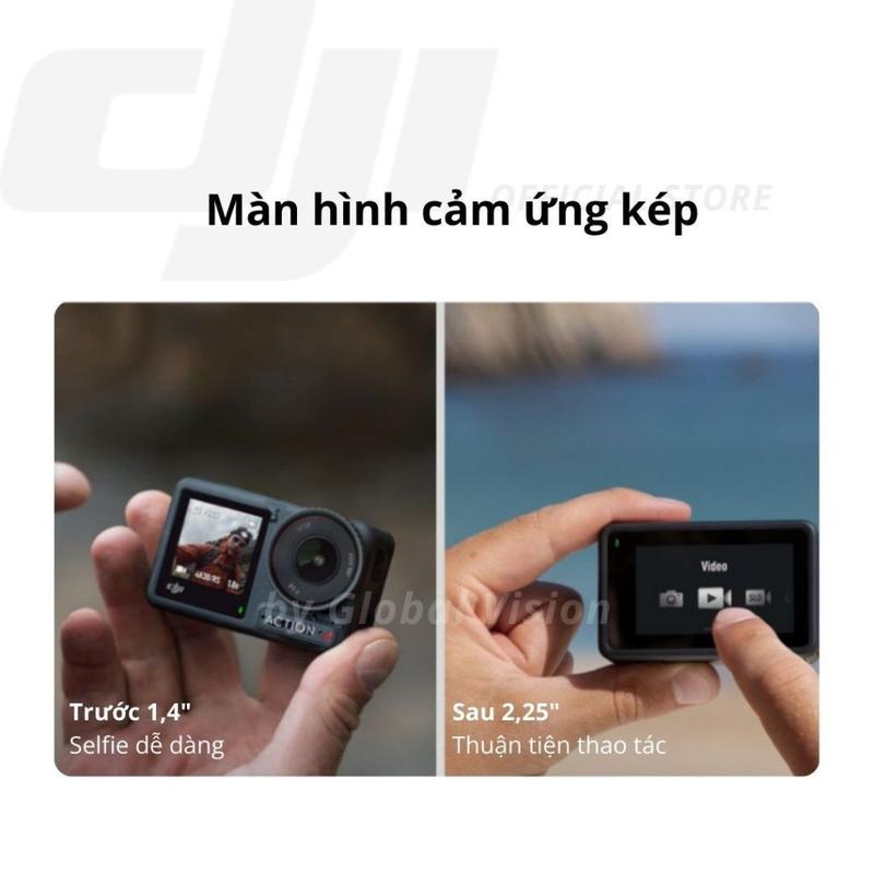 Camera hành động DJI Osmo Action 4 máy quay hành trình 4K 120fps, góc siêu rộng, hoạt động tốt nhiệt độ thấp (DJI OA 4) 9
