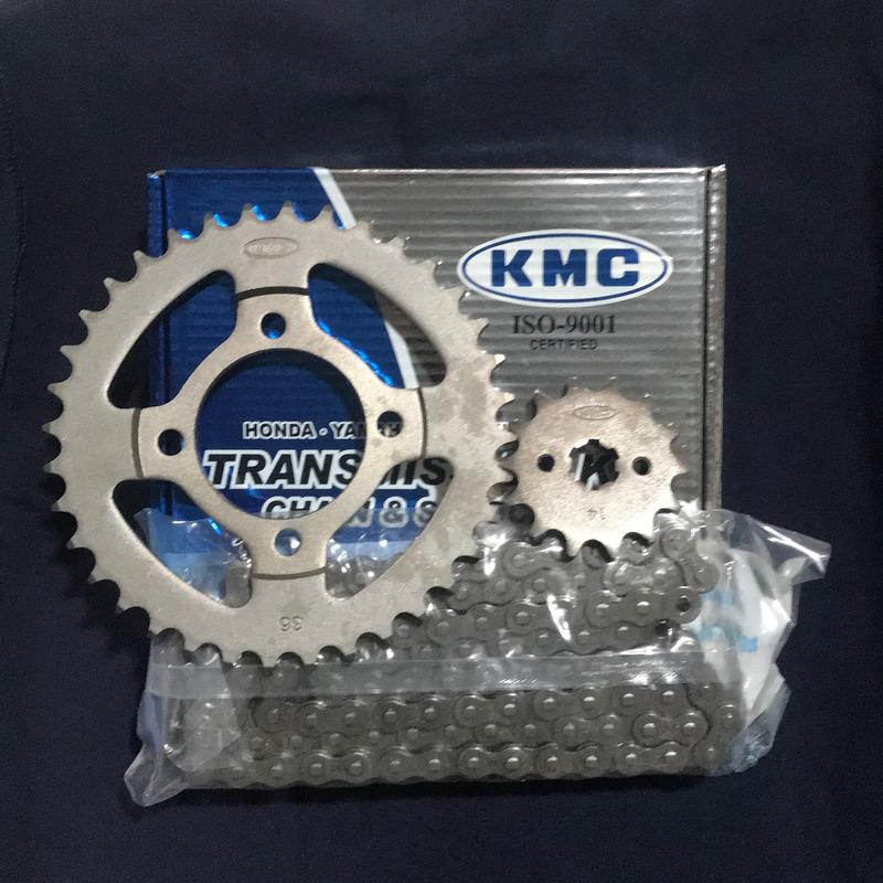 KMC Bộ nhông xích đĩa Hiệu KMC dùng cho xe future 125 rs rsx wblade nhông 14 đĩa 36 sên 108 mắt Phụ Tùng nhông xích dĩa nhông sên dĩa
