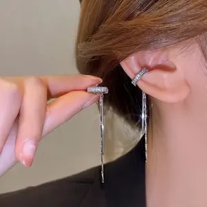 Anting Pesta Klip C Tanpa Tindik Japanese Style earrings jewellery aksesoris fashion Berlian Hadiah