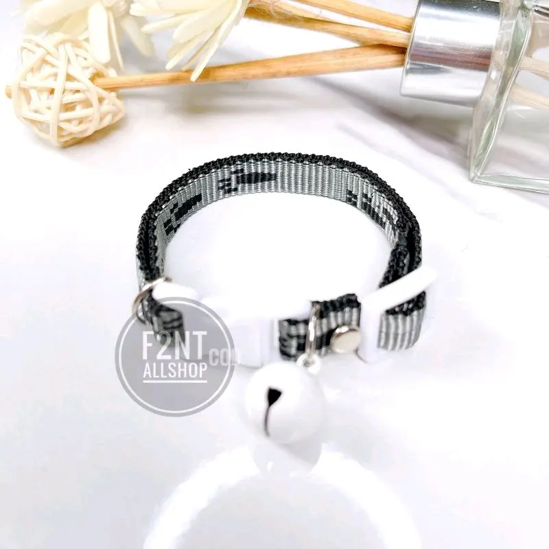 kalung kucibg premium motif kaki lonceng doff bunyi 4