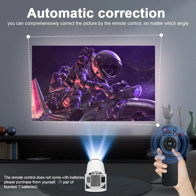 MAGCUBIC HY300 Portable Projector, 3D Projector with 180° Rotatable Function, WiFi6 Projector with BT 5.0, Home Theater Projector for Ceiling Outdoor 7