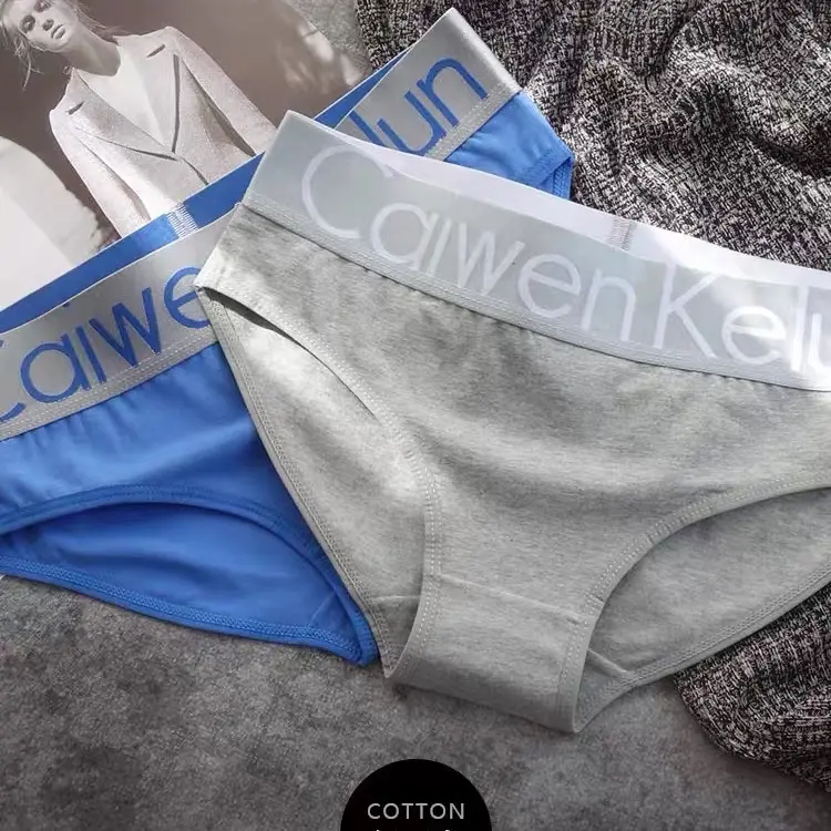 Quần lót cotton nữ & Tomboy caiwenkelun cạp xám 5cm cao cấp với thiết kế thông hơi, kháng khuẩn, thấm hút mồ hôi. 6