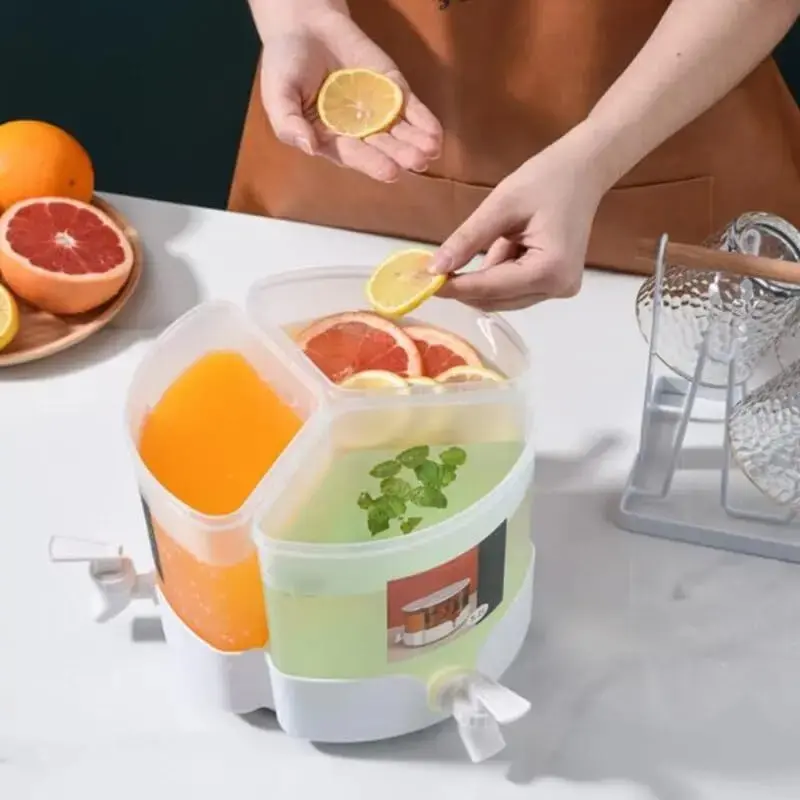 Vận Chuyển Trong Vòng 24 Giờ Cây Nước Nóng Lạnh Có Vòi 3 Trong 1 Đồ Uống Dispenser Lạnh Nước Bucket Lạnh Nước Chai Cho 5.2L Tủ Lạnh Lạnh Ấm Đun Nước