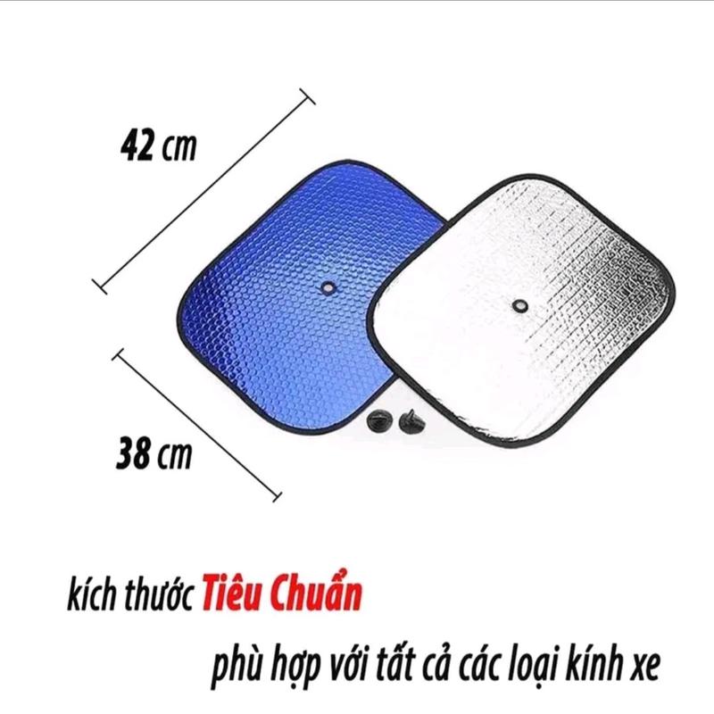Bộ 2 tấm che nắng ô tô, tấm chắn nắng ô tô xe hơi phản quang 5