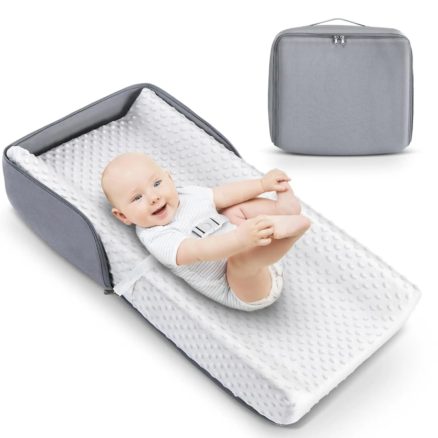 Portable Baby Changing Pad, Detachable Baby Changing Table, Lightweight Baby Massage Changing Diaper Pad, Baby Furniture for Home and Travel, Newborn