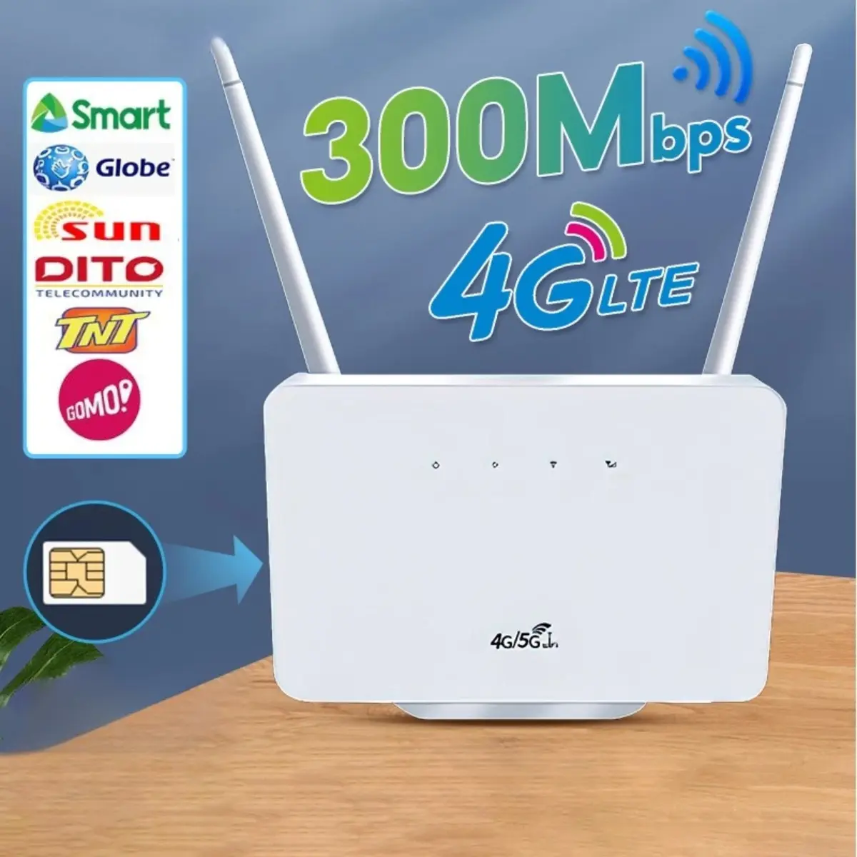 4G LTE CPE Wireless Router 300Mbps  Router Modem RJ45 LAN WAN External Antenna Wireless Hotspot with SIM Card Slot wifi  spc