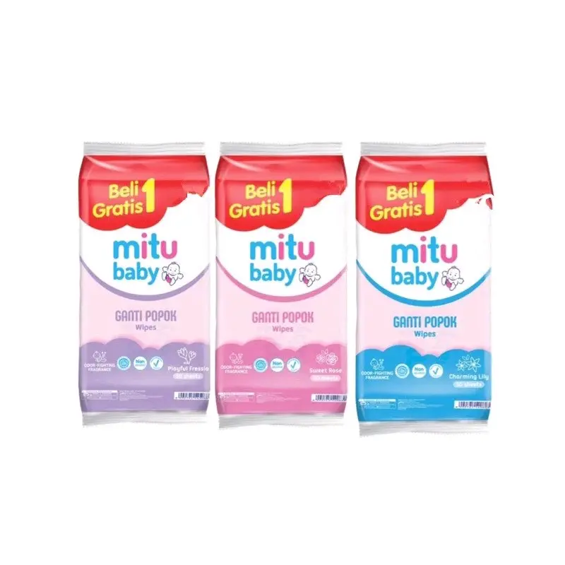 Mitu Baby Tisu Basah Ganti Popok Wipes Buy 1 Get 1 Bayi