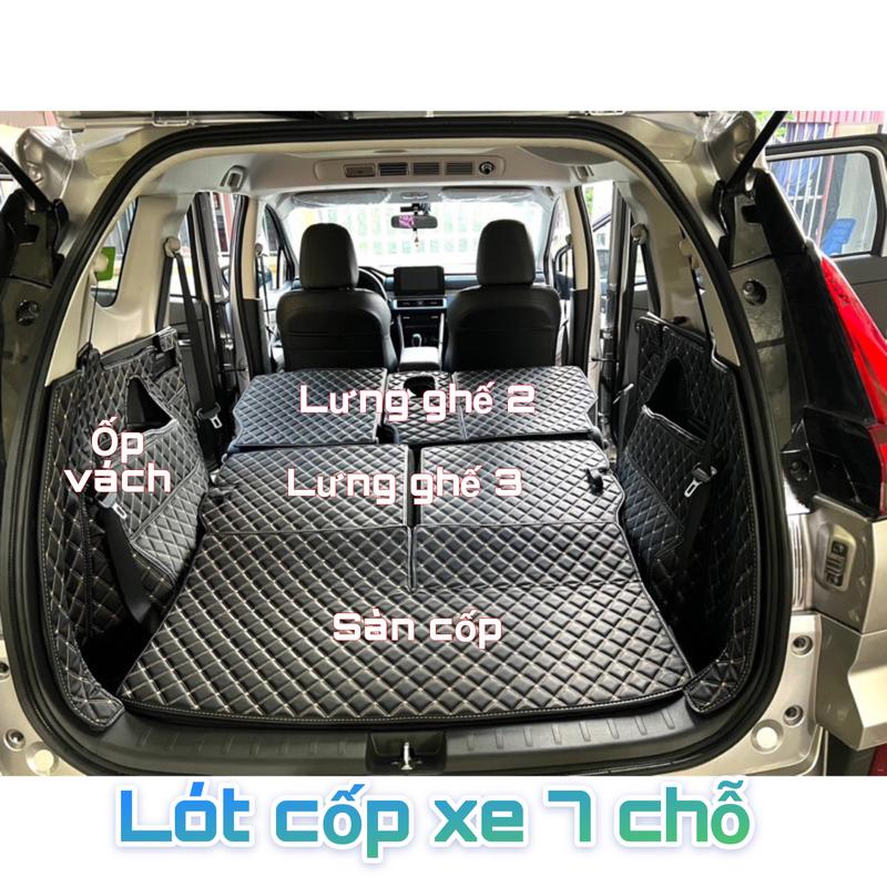 Lót cốp xe ô tô 7 chỗ Thảm 5D 6D da cao cấp chống xước, chống nước Phụ Tùng