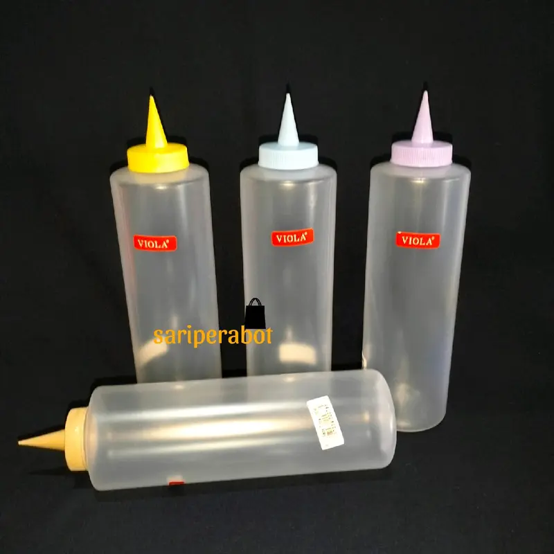 ( 3 pcs ) Botol Saos CITRA 700 ml / Botol Mayonaise Ukuran Besar VIOLA 2
