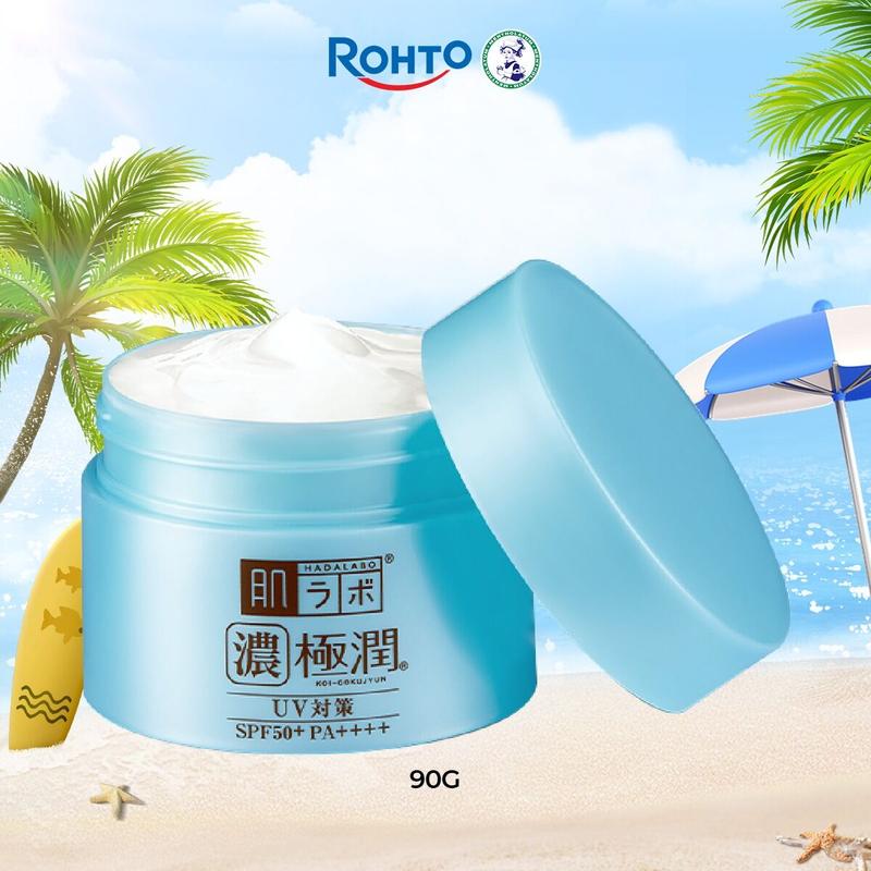 Kem dưỡng ẩm chống nắng ban ngày Hada Labo Koi-Gokujyun UV White Gel SPF50+ PA++++ 90g