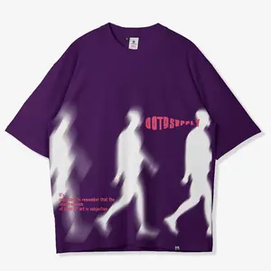 OOTDSUPPLY Oversized Tshirt Distortion Deep Colors l Kaos Oversize Pria dan Wanita OVZ167
