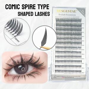 ขนตาปลอม มังงะ ใหม่ ดีไซน์ปีก ขนตาปลอมบางธรรมชาติ ฟิล์มเร็ว