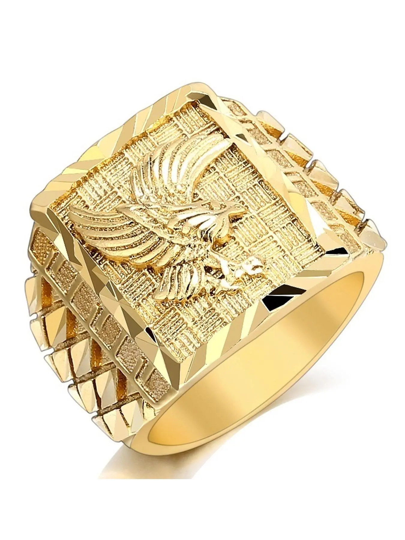 Men's Punk Style Eagle Design Ring, Fashion Jewelry for Party , Trendy All-match & Exquisite Jewelry for Birthday Gift