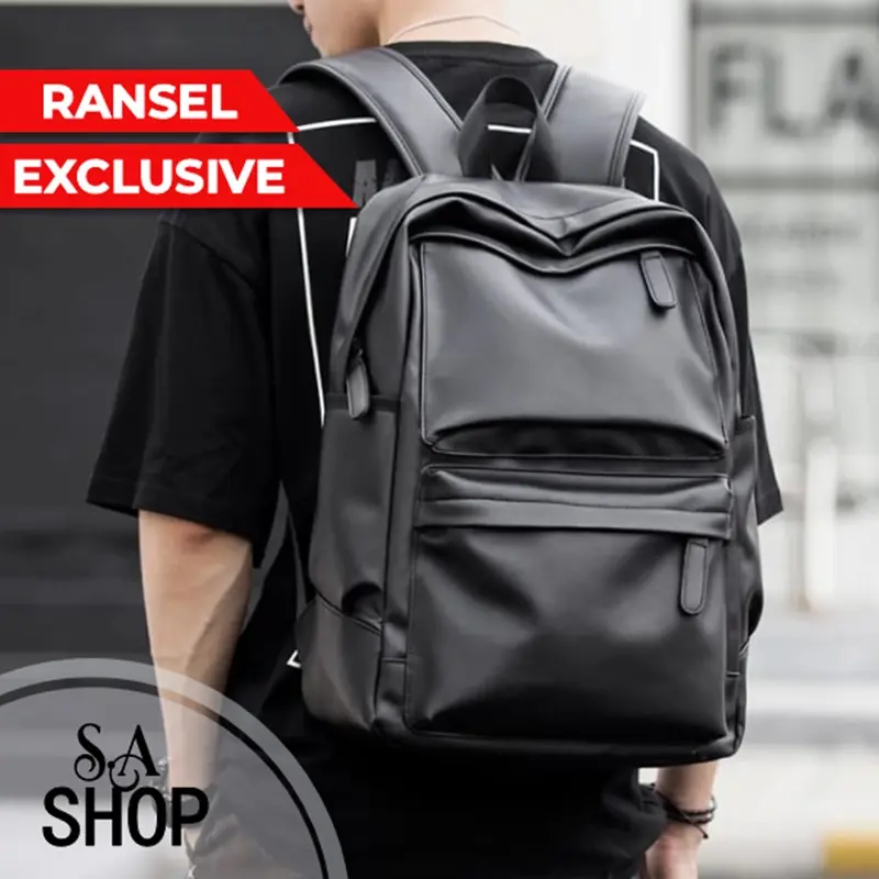 Tas Ransel Gendong Backpack Tas sekolah Multifungsi Pria kulit Wanita Kanvas Kerja Kuliah Cewek Remaja Kekinian