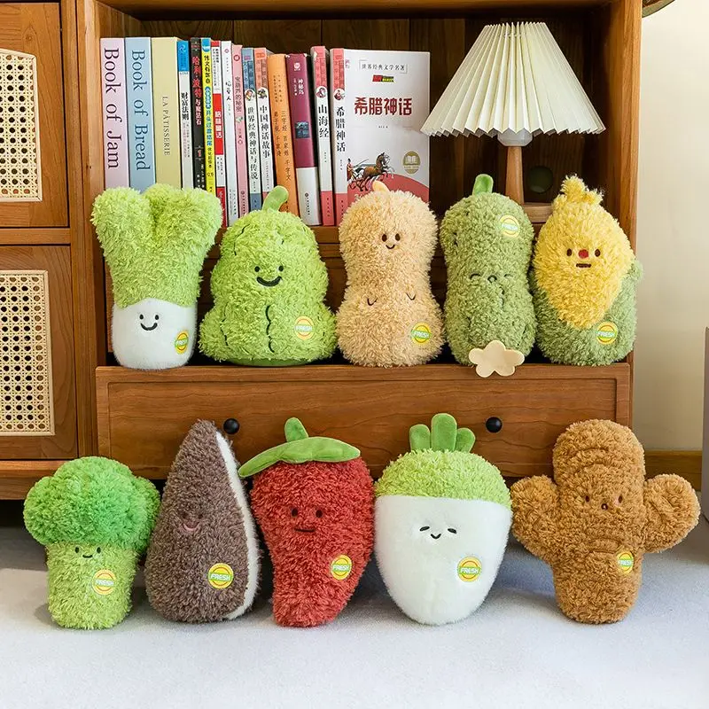 Anak Patung Kuku Hadiah, Reka Bentuk Baharu Kreatif, Mainan Mewah, Buah-buahan dan Sayur-sayuran Tiruan, Anak Patung Patung, Isi Penuh Di Dalam, Sesuai untuk Kanak-kanak, Ketibaan Baru