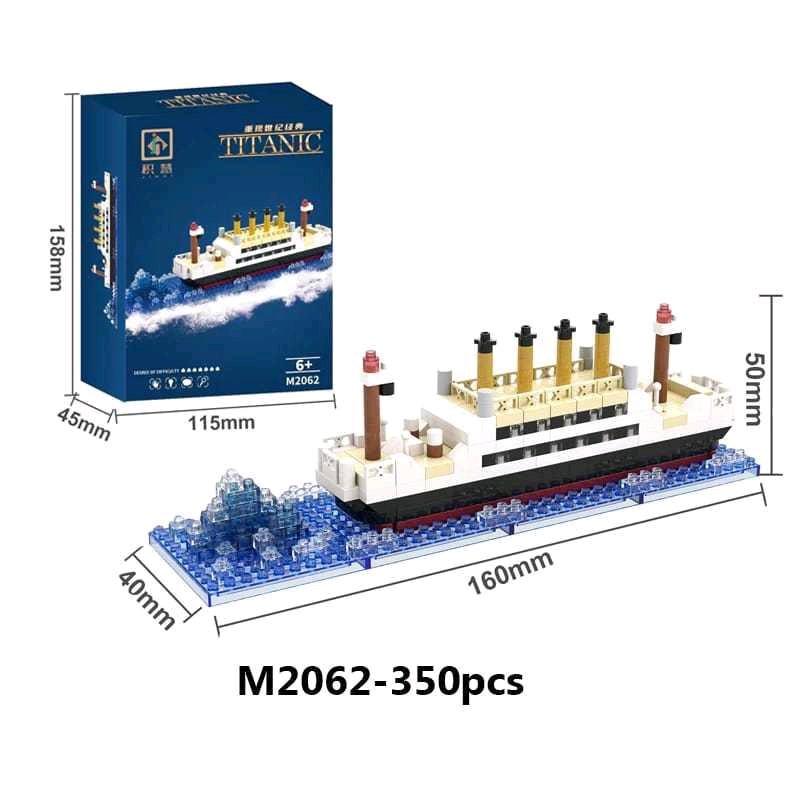MAINAN BRICKS KAPAL TITANIC JUMBO BALOK MENYUSUN 1