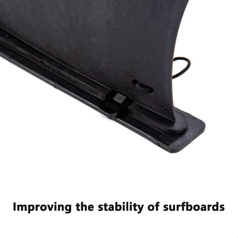 Product Introduction of Surfboard Paddleboard Snap-On Tailfin Boat Sup Slide-In Large Fins Removable Splitter Rudder 23