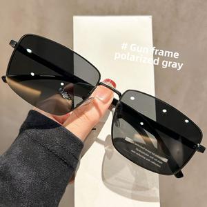 Men’s HD Nylon Polarized Square Sunglasses – UV400 Protection, Oversized Frame for Driving, Outdoor Sports & Fashion Style 2025