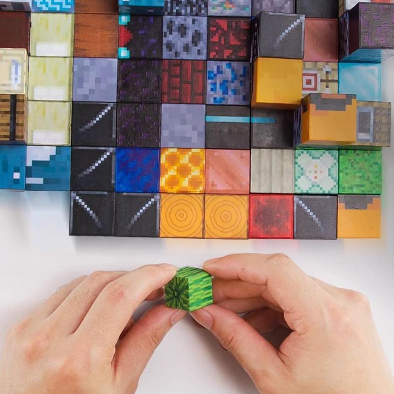 Product Introduction of MC Game Magnetic Cube Blocks Magnetic Cube Puzzle World Building Games Children's Puzzle Games 13