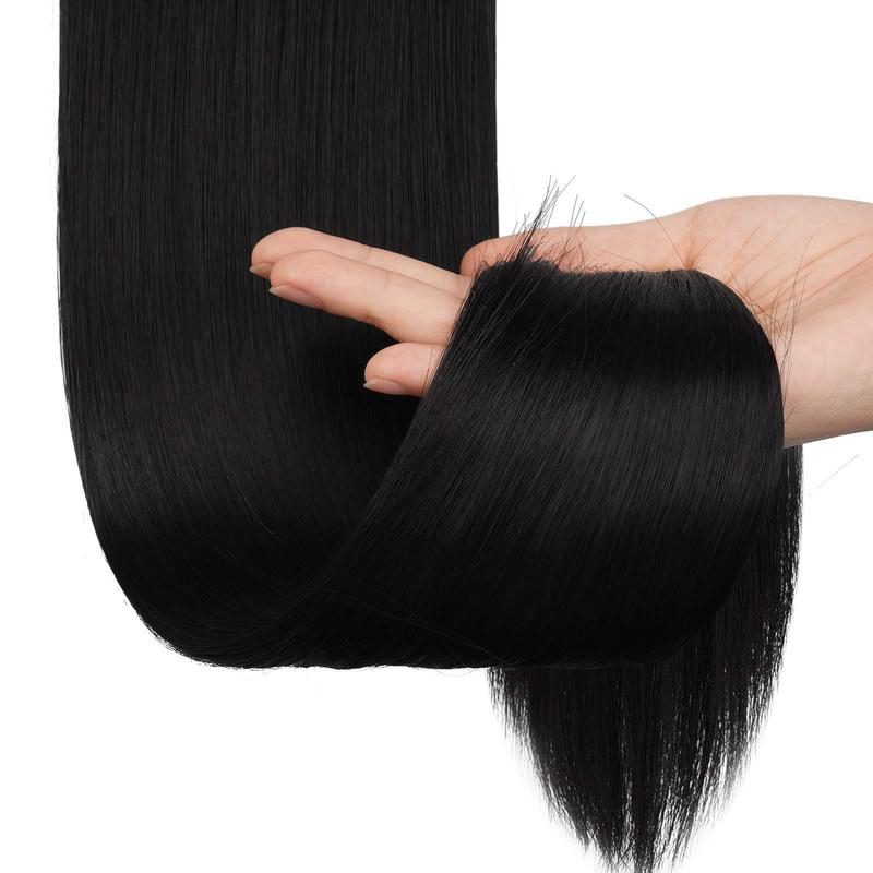 Product Introduction of Long Claw Ponytail Hair Fashion Women Long Claw Ponytail Synthetic Hair Extensions Straight Hair Pony Tail Hairpiece Wigs 32