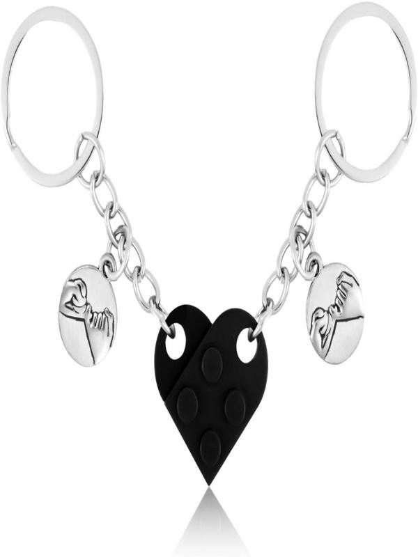 Heart Brick Keychain, Cute Keychain for Women & Men, Fashion Accessories for Daily Use, Trendy All-match & Exquisite Keychain for Birthday Gift 5