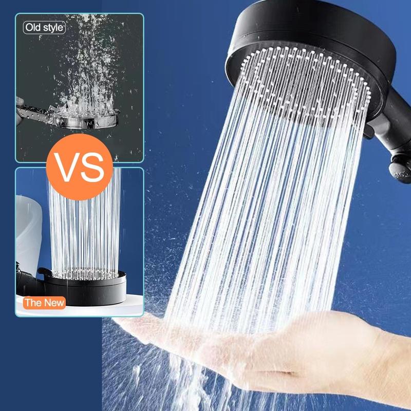 Vòi Hoa Sen Tăng Áp 5 Chế Độ Phun Mạnh Mẽ, Rửa Sạch Bụi Bẩn Tiết Kiệm Nước, Chất Liệu Nhựa Bền Đẹp 2