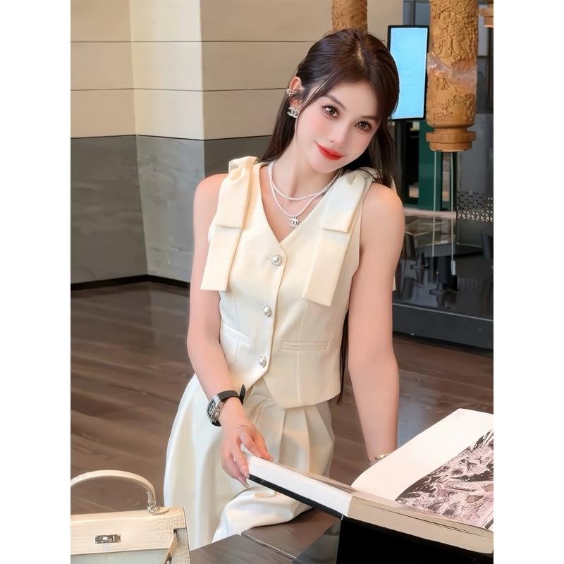SÉT BỘ QUẦN ỐNG RỘNG ÁO GILE ĐI CHƠI, ĐI LÀM SANG CHẢNH, SÉT BỘ THỜI TRANG NỮ, SÉT THỜI TRANG CÔNG SỞ ĐẸP Nhung Ong Women 7