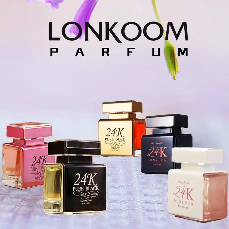 LONKOOM Parfum Pria Wanita 24K 100ml Minyak Wangi Tahan Lama