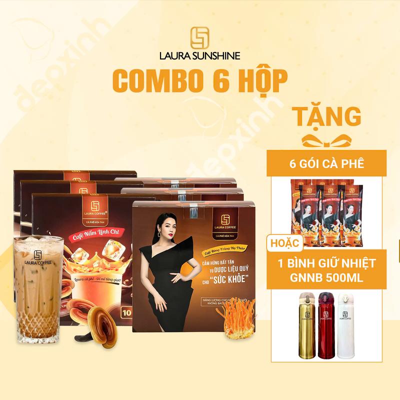 Combo 6 Hộp Cà phê Laura Coffee Nhật Kim Anh ( 6 hộp x 10 gói) 1