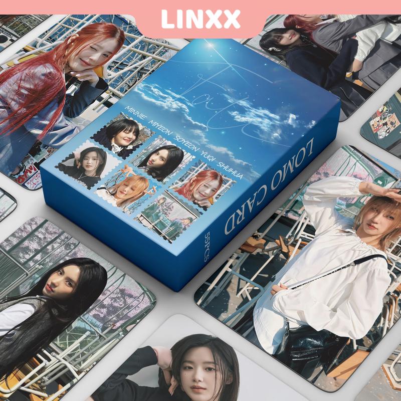 Thẻ Lomo Album Số Phận I-DLE, LINXX, 55 Cái (G), Thẻ Ảnh Kpop, Bưu Thiếp, Chủ Đề 0
