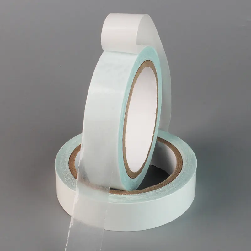 Degradable Blue Water-Soluble Double-Sided Adhesive Tape Water Melting Tape Paper Fly Joint Tape Paper Adhesive Tape