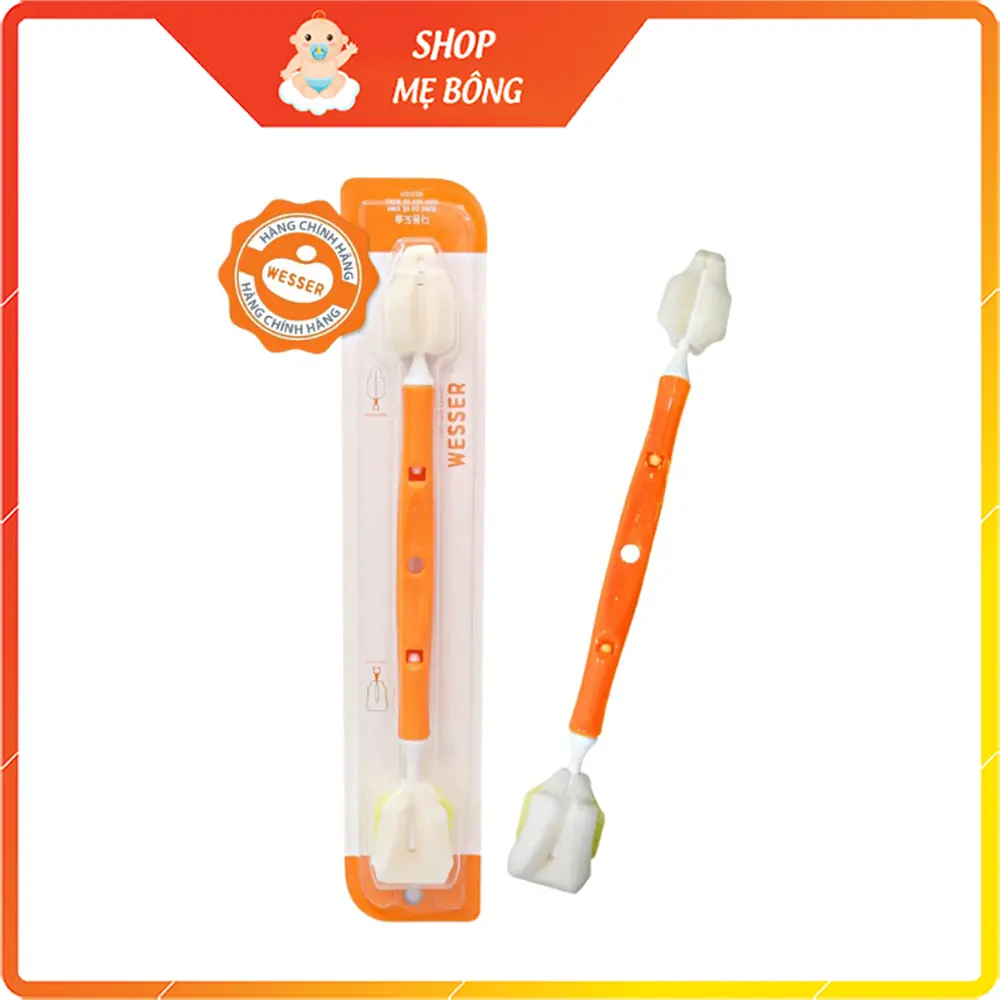 Cọ Rửa Bình Sữa Dụng Cụ Vệ Sinh Bình Sữa Đa Năng Wesser
