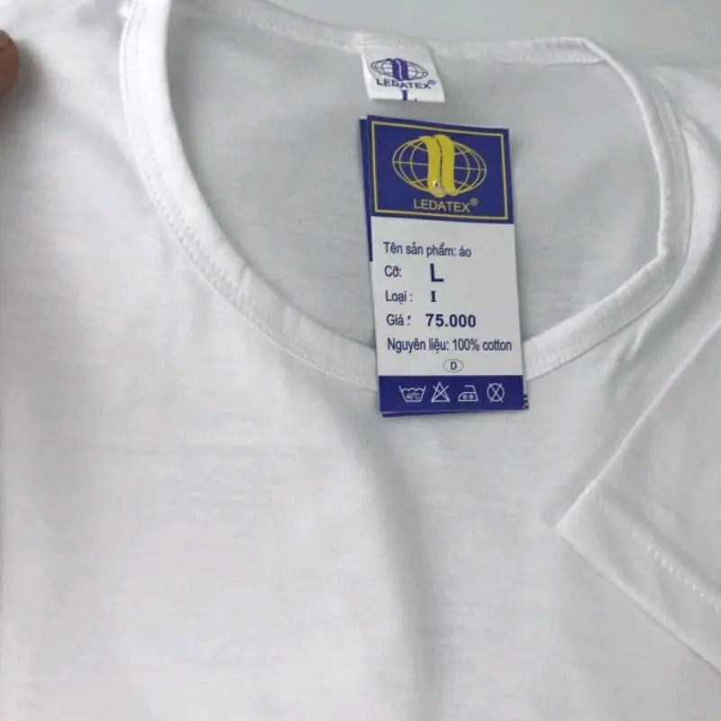 Combo 5 áo lót nam có tay Ledatex 100% cotton 4
