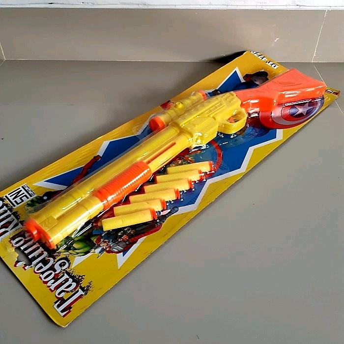 Mainan Set Tembakan Edukatif - Pistol Pistolan Tembak Nerf Pluru Lunak Anak Laki Cowok 3