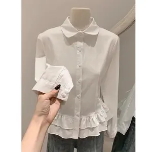 RQ - Kemeja Wanita LAURA Basic Polos Layer Korean Style