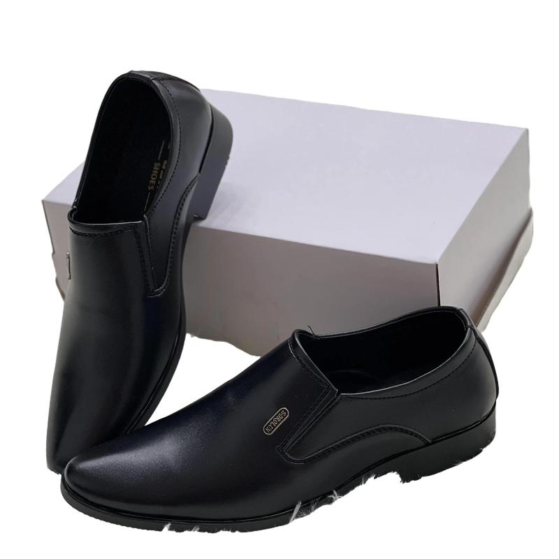 Giày Lười Nam Công Sở  - P13 Giày lười công sở nam đế khâu trẻ trung cá tính, da simili, đế cao 2,5 cm, mũi nhọn Shoes