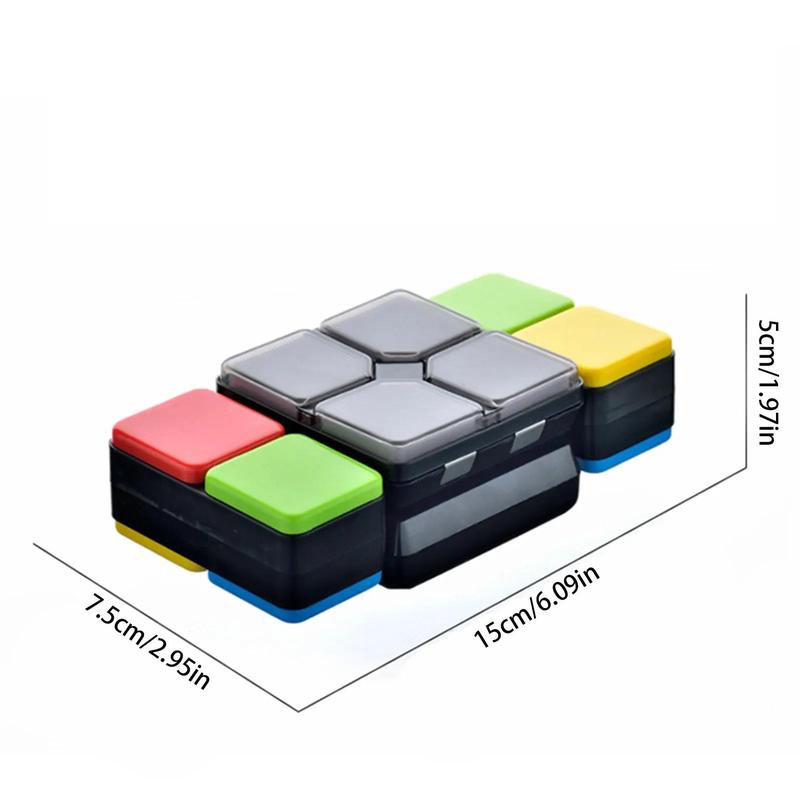 Product Introduction of Music, ever-changing Rubik's Cube puzzle, glowing sound, ever-changing Rubik's Cube game console, parent-child interactive toy 0