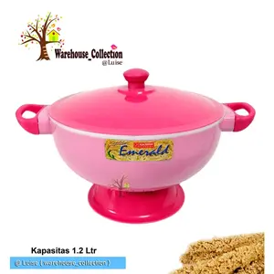 CETING NASI TAHAN PANAS// TEMPAT NASI MODEL THERMOS PLASTIK// RICE BUCKET CANTIK kaisha