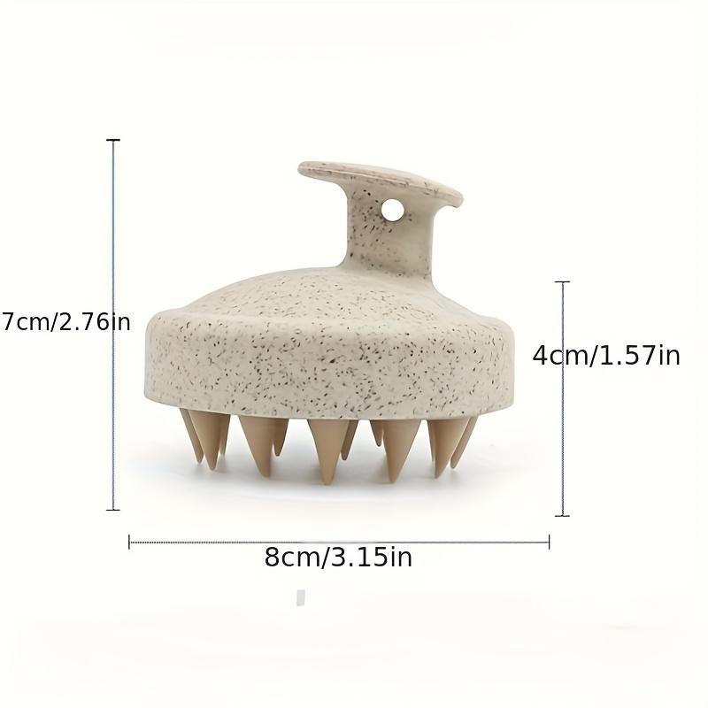 Hair Scalp Massage Brush, 1 Count Soft Silicone Hair Scalp Massager, Multifunctional Exfoliating Hair Brush for Home Dormitory Hotel Salon 1