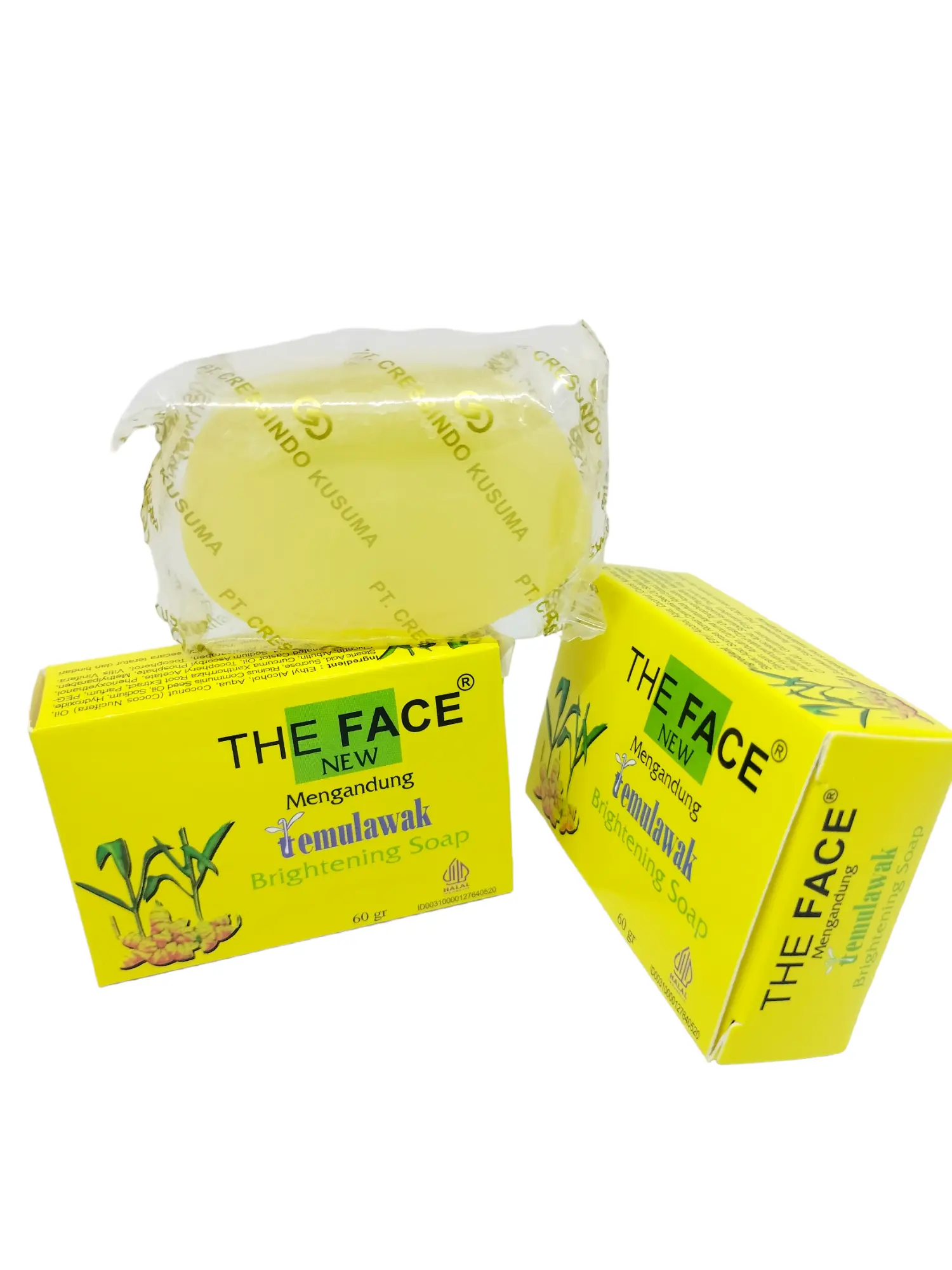 Sabun The Face Temulawak Brightening Soap Original Bpom 60grm Sabun Batang Perawatan