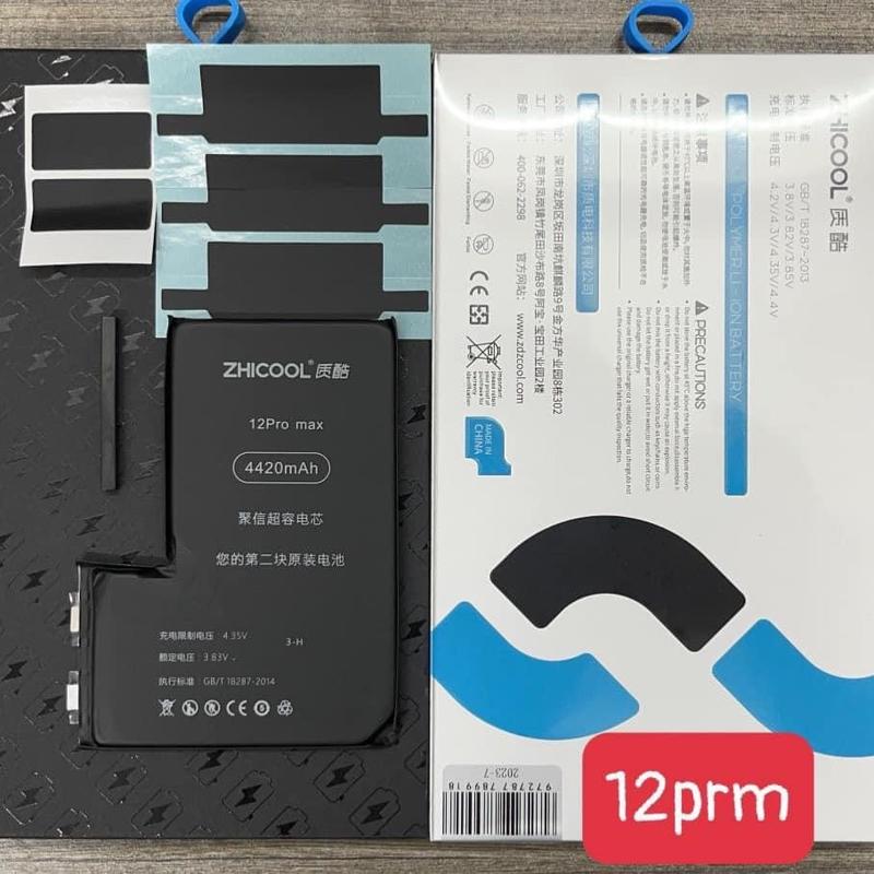 Phôi  Iphone dung lượng cao Zhicool kèm seal dán  điện thoại <5000mah bảo hành của nhà cung cấp   zhicool pin  zhicool Kem