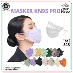 Masker KN95 Pro 5Ply Isi 50 Pcs Warna Earloop JM