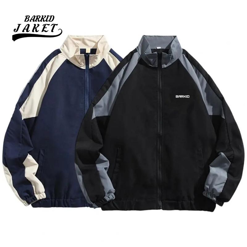 BARKID | VARSITY JAKET VINTAGE SOFT PARASUT WATERPROOF UNISEX PRIA WANITA 1