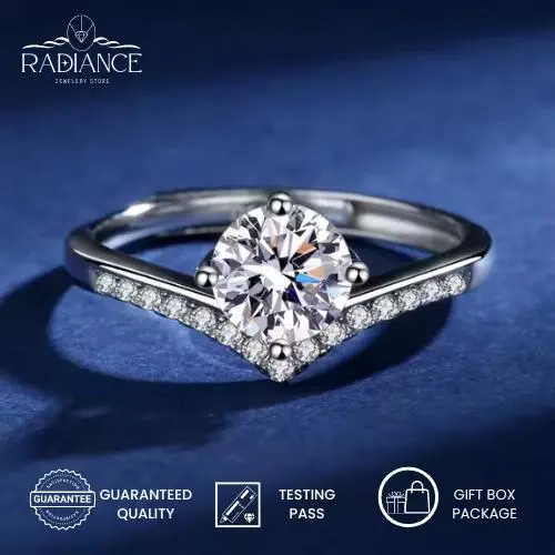 [ PROMO LIVE ] Cincin R007    Wanita  Ring Tunangan Nikah Kawin wedding ring Lapisan Aesthetic Adjustable Wanita Tunangan Nikah Kawin Wedding Elegan Perhiasan | Radiance Jewelry