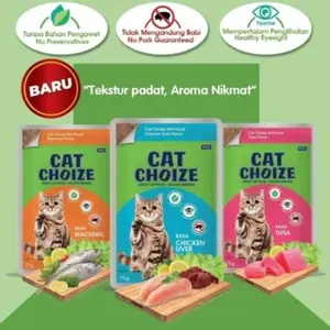 CAT CHOIZE POUCH 75GR EXP AMAN
